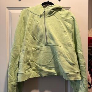 Lululemon Athletica Green Cropped Sweater